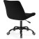 Computer chair Ordi Metal/velor, black 56x65x85 cm