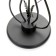 Taleser "Bell" 5he27 15W black 51x28x160 cm