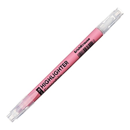 Bilateral marker textbook 4 mm, Erichkrause, "Visioline V-16 Erasable Pastel" Color Pink-1