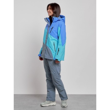 Ski costume female, size 58, blue color-1