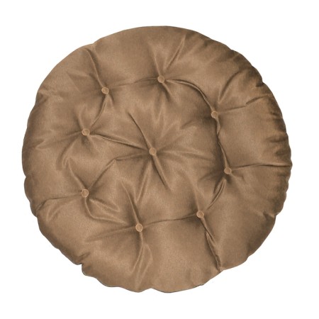 The pillow is round on the water -shaped chair d60 cm, beige color, Greta 20%, polyester 80%-1