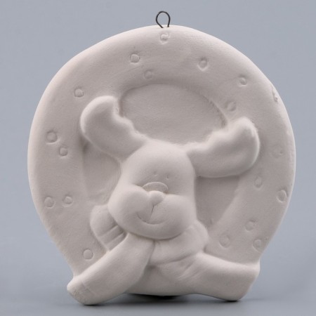 Christmas tree decoration for painting "Deer" with a suspension, brush-4