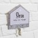 The key a wall -mounted "house, where the heart" is 21 x 17.2 cm.