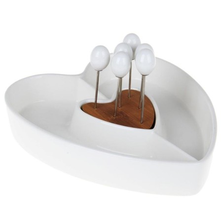 Menzhitsa ceramic 2 cells "Estet", 6 skewers in the kit-5