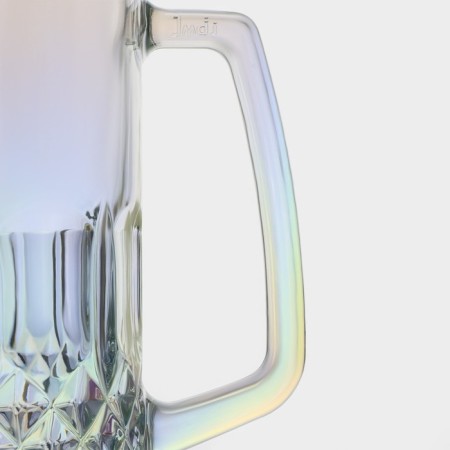 Glass glass for beer "Crystal", 500 ml, pearly color-2