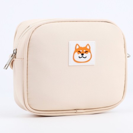 Cross-Bodi Bag on a zipper, beige color-2