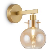 Wall lamp 60W, 1HE14, 24.5x19 cm, gold