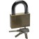 Castle "Bison Expert" of a hinged, brass case, classic shape, hardened puff, 70 mm 545730