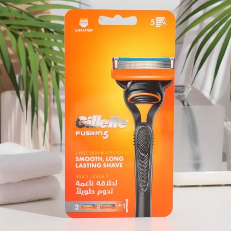 Gillette Fusion + 2 Replaceable cassettes, 5 blades