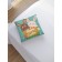 Decorative pillowcase "Bunnies in the basket", on a zipper, size 45x45 cm