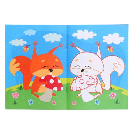 Coloring "What are animals love", 8 p.-2