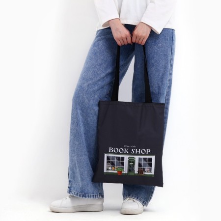 Bag Schoper Book Shop 35x0.5x40, Department without lightning, without lining, black-5