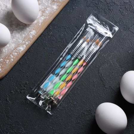 Set of confectionery brushes for decoration, 5 pcs-3