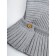 Hat-hat Children's Winter Pure Love Angle, size 46-48, color gray