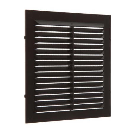 Ventilation grate "Cosmetic" luxury L155KR, 155x155mm, with a grid, indescribable, brown-1