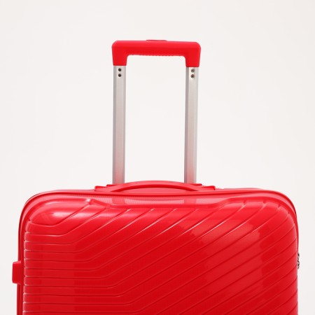 Big suitcase 28 ", lightning department, code castle, 4 wheels, red color-4