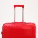 Big suitcase 28 ", lightning department, code castle, 4 wheels, red color