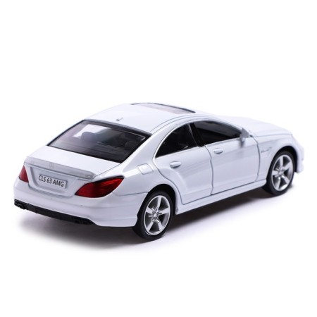 Metal Mercedes-Benz CLS63 AMG, 1:32, inertia, white color-3