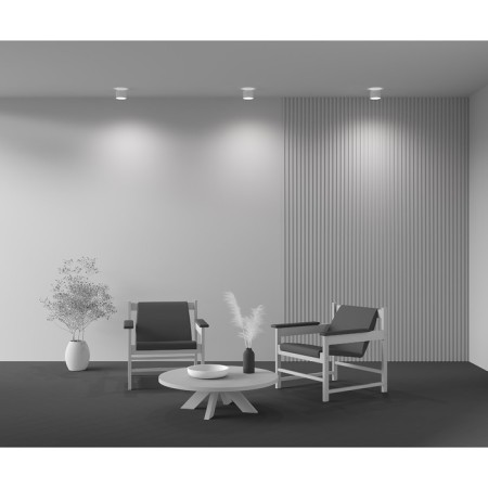 Ceiling light Technical C009cw-L12W, LED, 12W, 10x10x9.2 cm, 750lm, white color-6