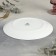 Porcelain plate lunch with a thickened edge Wilmax Olivia Pro, D = 25.5 cm, white color