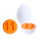 Developing set "Porter Eggs", numbers, 12 pieces