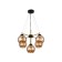 Suspended chandelier Ambrella Light, Traditional, TR9026, 5HE27, black color, gold