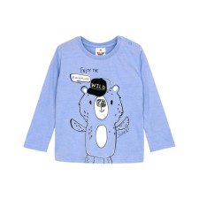 Jumper for a boy, height 86 cm, blue color
