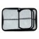 Penal 3 sections, tab inside, 140 x 210 x 40 mm, fabric, calligrata top Block "Mask"