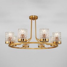 Ceiling chandelier with textured ceilings Calle, 40W, E27, 75x75x42 cm