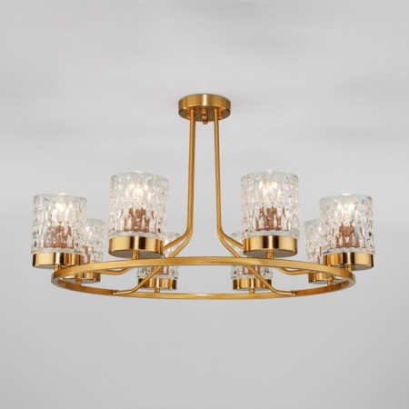Ceiling chandelier with textured ceilings Calle, 40W, E27, 75x75x42 cm