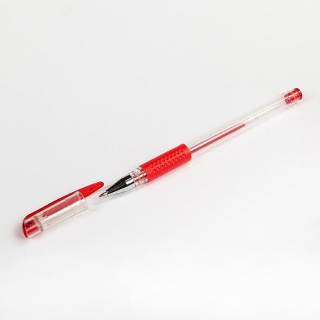 A set of gel pens, 12 colors, with sparkles, with a rubber holder, in a plastic box-8