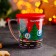 Plastic thermal circle with a new year lid!, 400 ml, Mix drawing