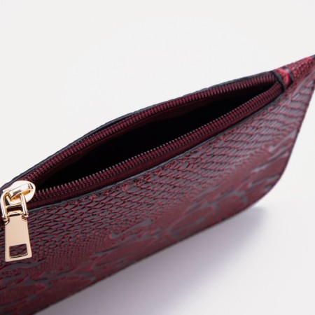 Set of bags with zipper, red color-6