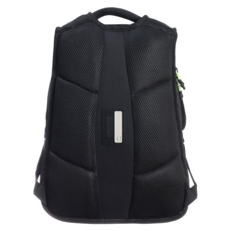 Youth backpack 42 x 31 x 22 cm, Grizzly, ergonomic back, laptop compartment, black/green-5
