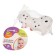 Rubber toy for the bath "Dalmatian puppy", 10 cm, with a squeak, crush me