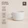 Porcelain mug SL Home "Arena Blanca", 330 ml, white color