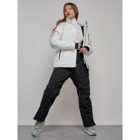 Ski suit female, size 42, white color-5
