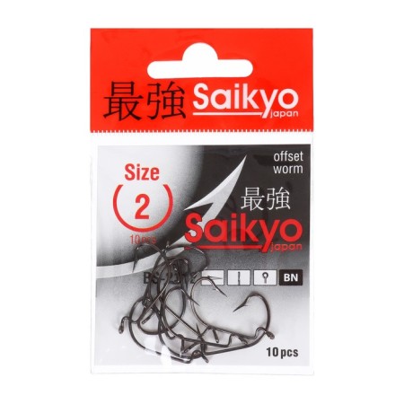 Hooks Saikyo BS-2312 BN No. 2, 10 pcs