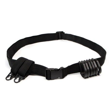 Tourist belt, with hooks, black, 140 cm-1