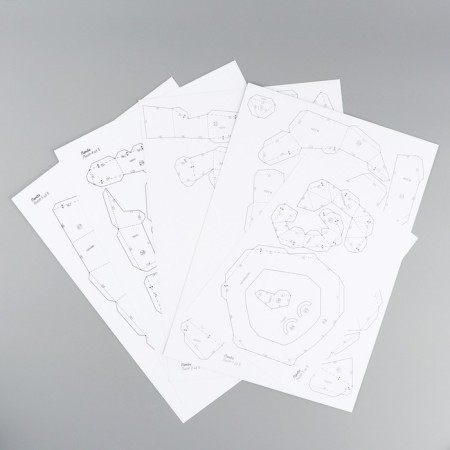 Set for creating a Panda polygonal figure, 17 x 20 x 17 cm-2