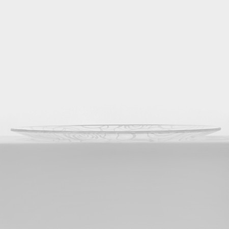 A set of glass plates of the Michelle, 7 objects, white color-3