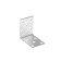 Corner Fixing equilateral tundra, 40x40x30x2 mm, in the package of 10 pcs.