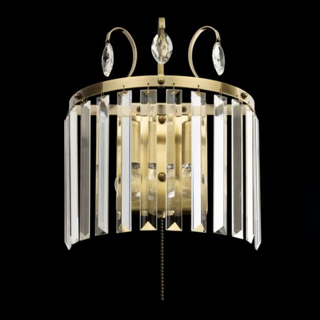 Lamp Citilux "Inga" CL335323, 25x30.5 cm, 2x60W, E14, brown color-8