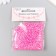 Set of beads "needlework" plastic, diameter 3 mm, 25 g, bright pink
