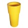 Kashpo for flowers "candle" 38.5x80 cm, 25 l, color yellow gold