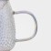 Glass mug with a lid and a spoon Magistro "Diamant", 450 ml, pearly color