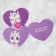 Valentine Postcard "You", Lama, 7 x 6 cm