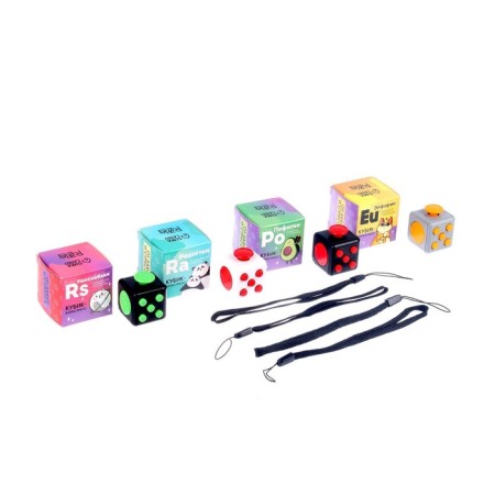 Antistress cube "Sedein", mix, in showbox-2