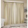 Set of curtains "Canvas", size 200x250 cm, 2 pcs, color light-beige