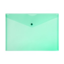 A4, 120 μm button, calligrata, transparent, green folder, green